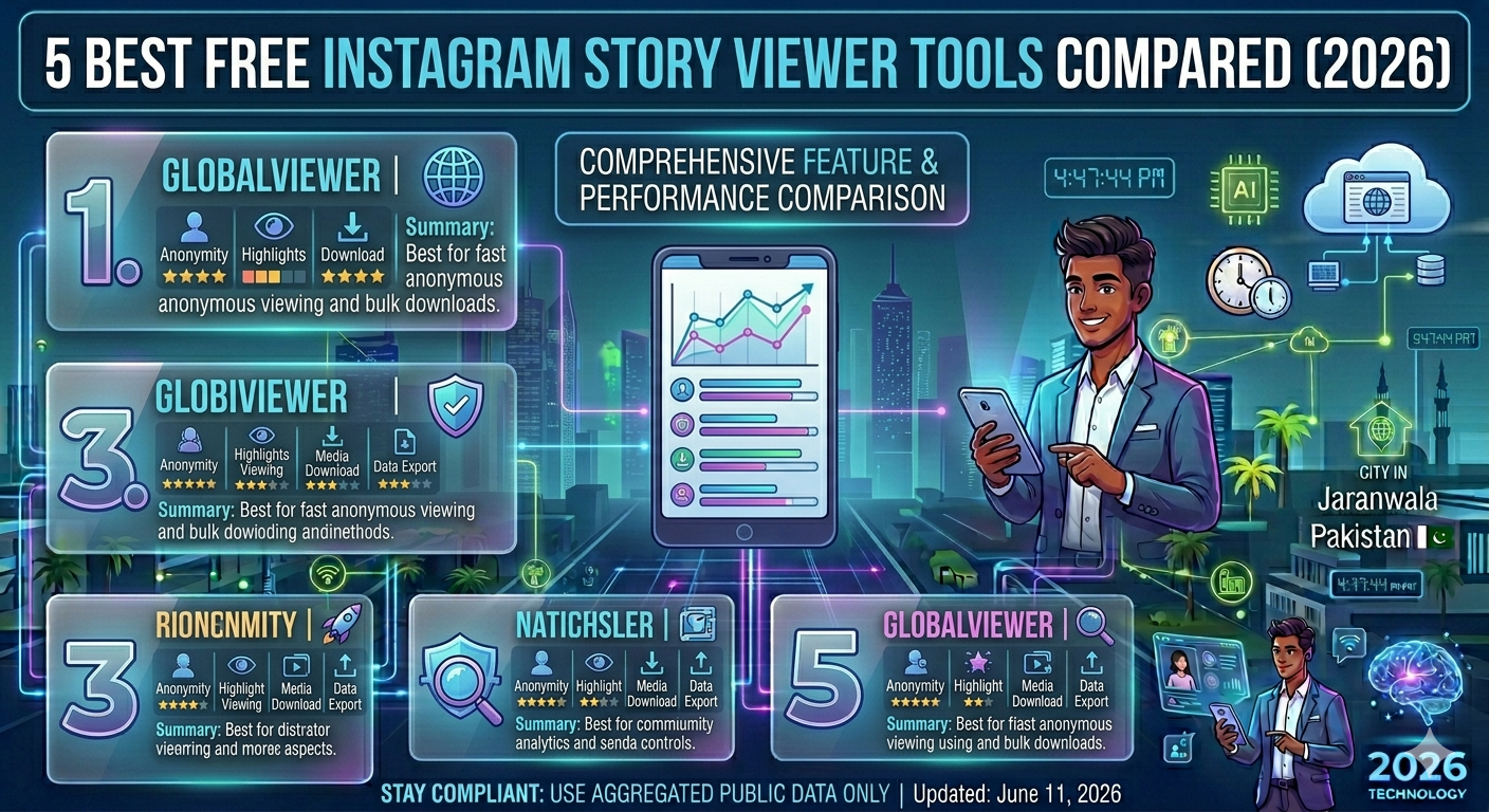 5 Best Free Instagram Story Viewer Tools Compared (2026)