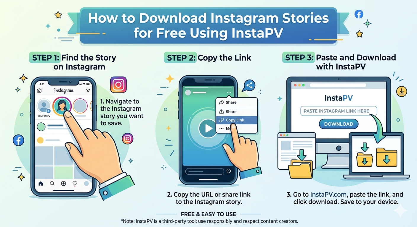 How to Download Instagram Stories for Free Using InstaPV