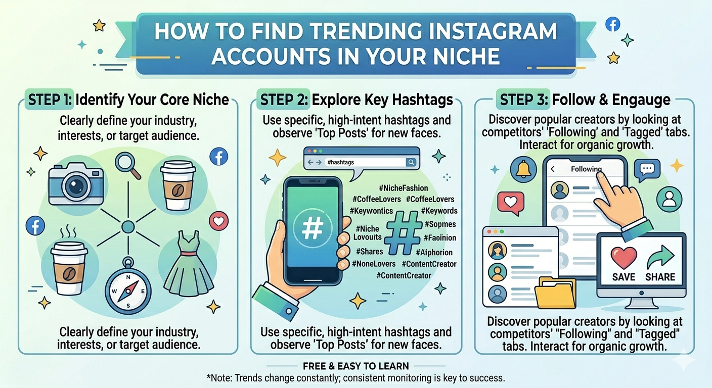 How to Find Trending Instagram Accounts in Your Niche