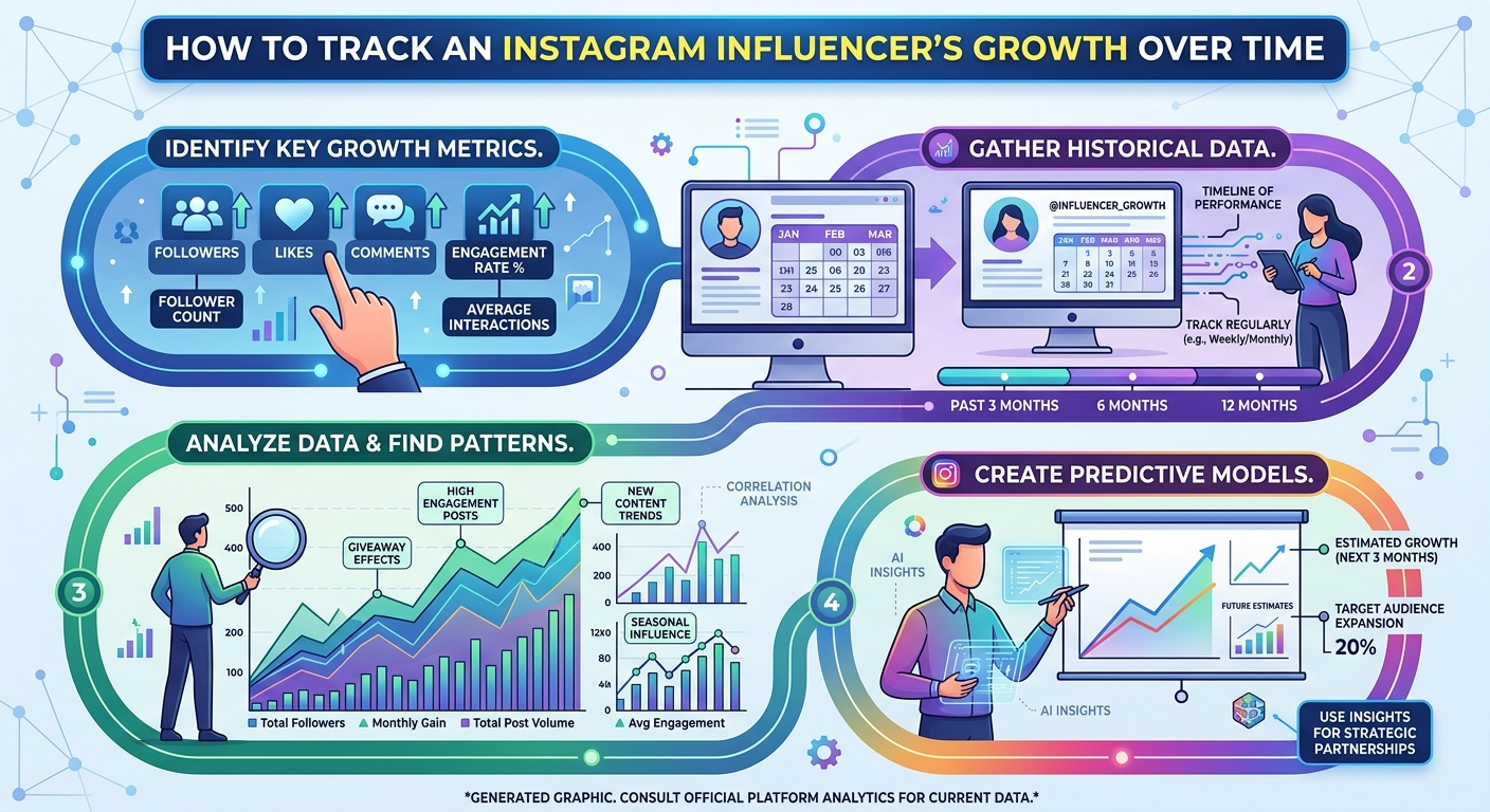 How to Track an Instagram Influencers Growth Over Time
