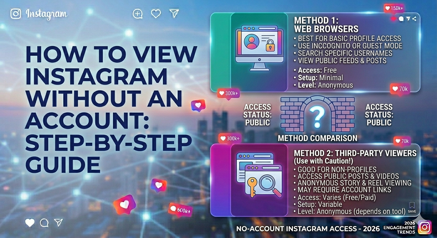 How to View Instagram Without an Account: Step-by-Step Guide