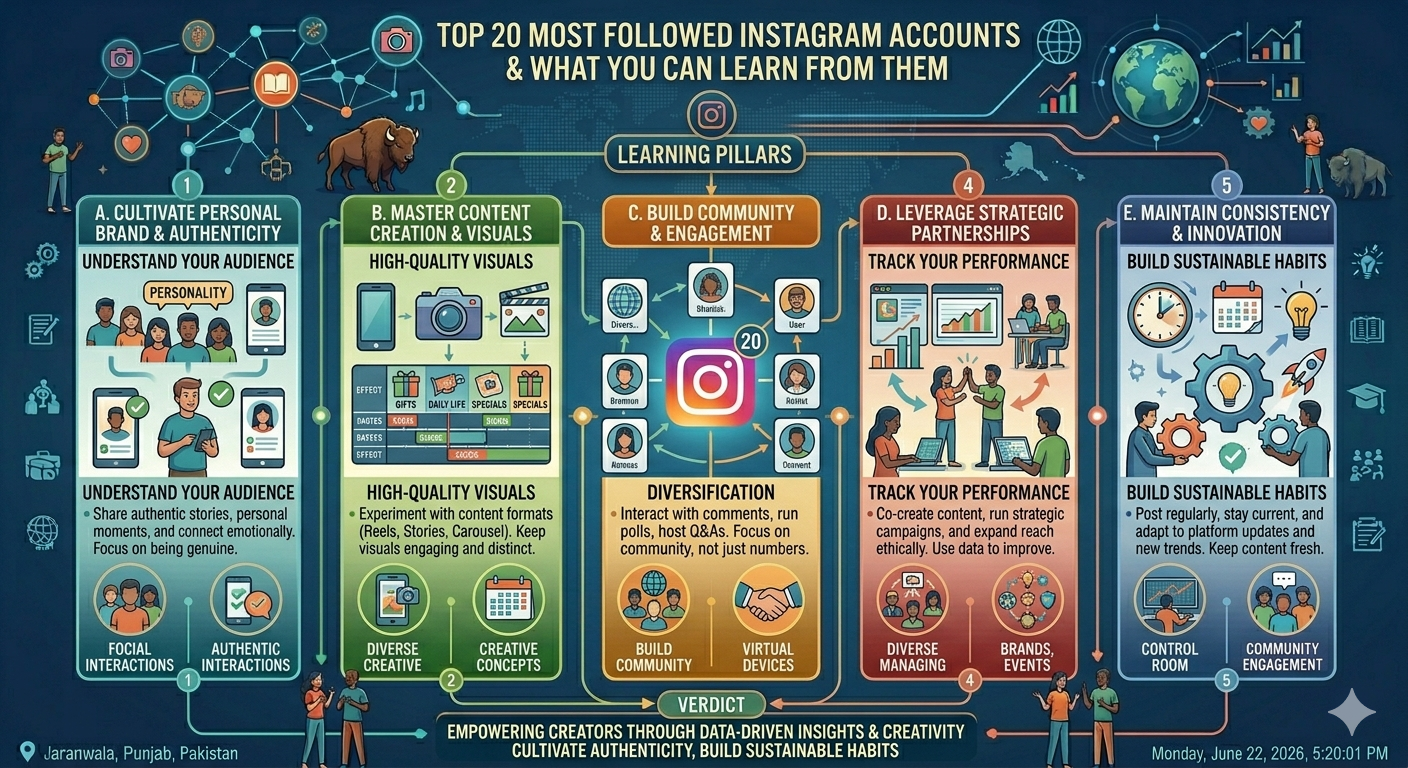Top 20 Most Followed Instagram Accounts and What You Can Learn From Them