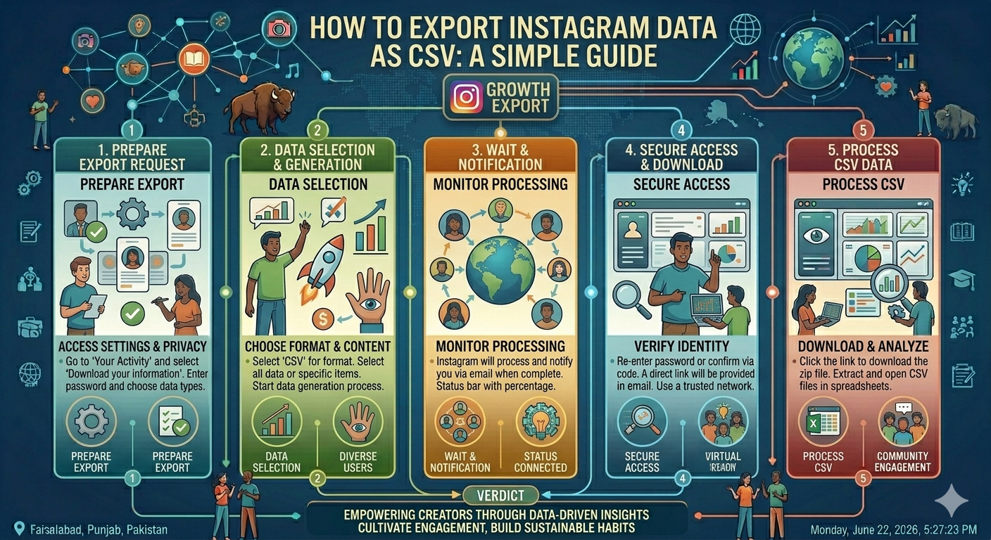 How to Export Instagram Data as CSV: A Simple Guide