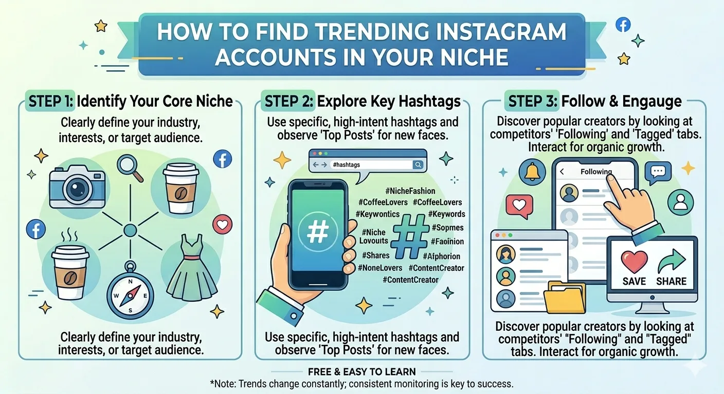 How to Find Trending Instagram Accounts in Your Niche
