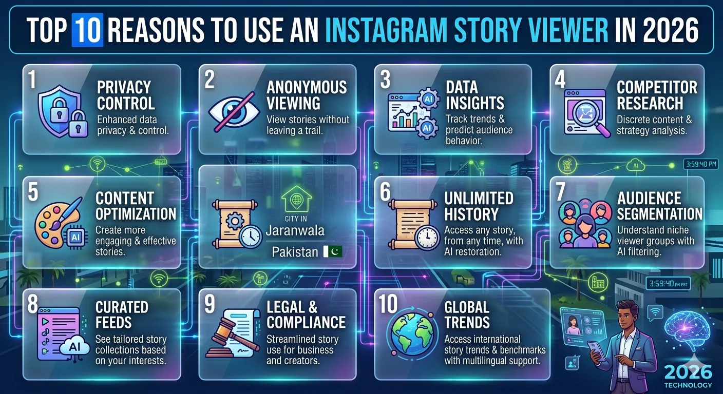 Top 10 Reasons to Use an Instagram Story Viewer in 2026
