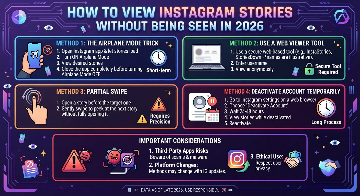 How to View Instagram Stories Without Being Seen in 2026
