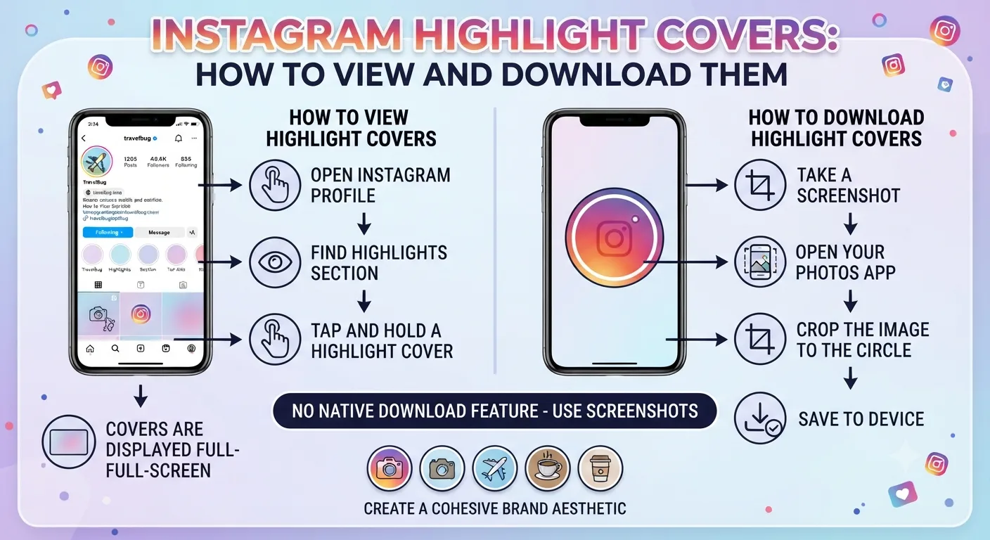 Instagram Highlight Covers: How to View and Download Them