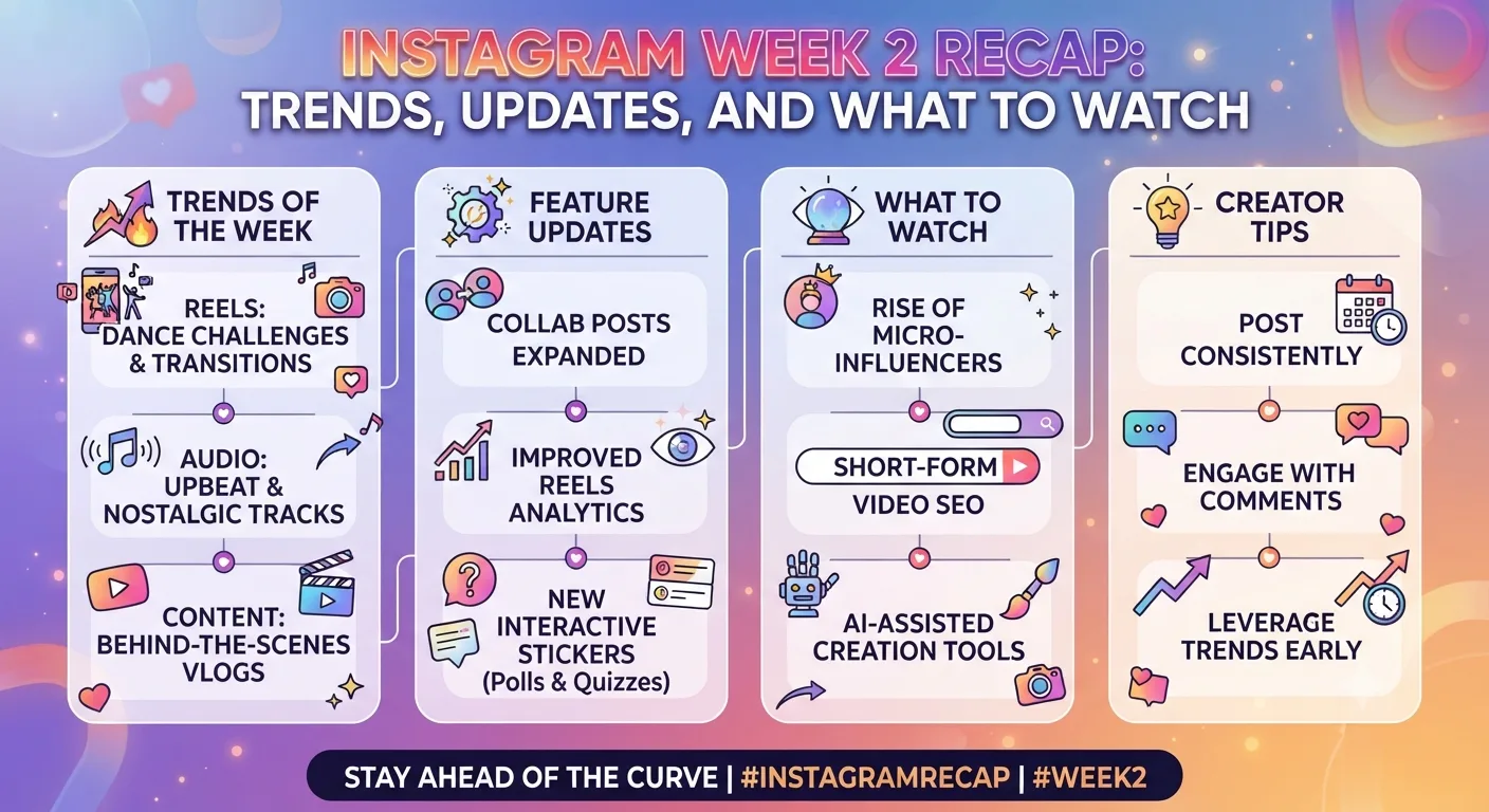 Instagram Week 2 Recap: Trends, Updates, and What to Watch