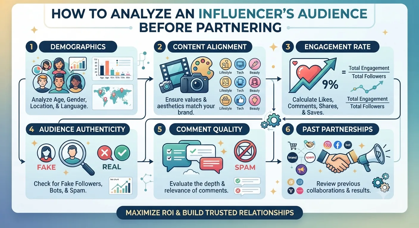 How to Analyze an Influencers Audience Before Partnering
