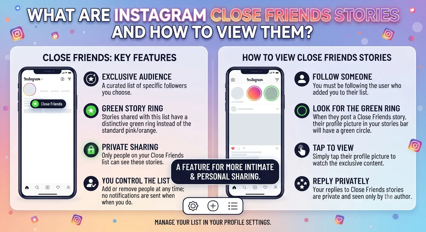 What Are Instagram Close Friends Stories and How to View Them?