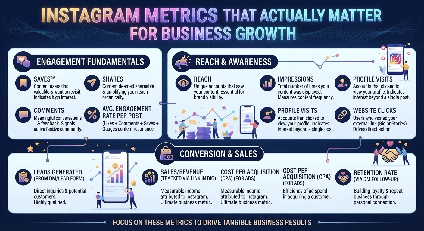 Instagram Metrics That Actually Matter for Business Growth