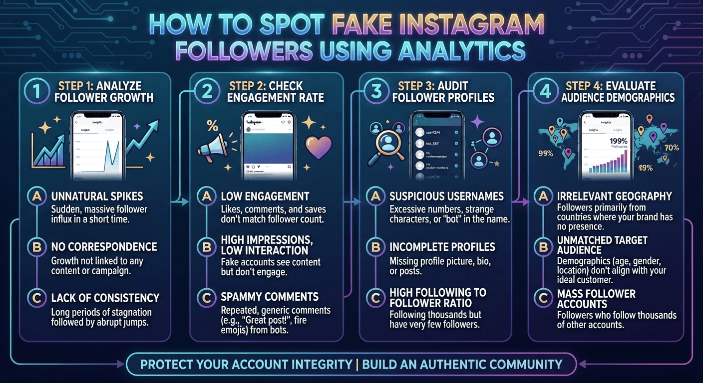 How to Spot Fake Instagram Followers Using Analytics