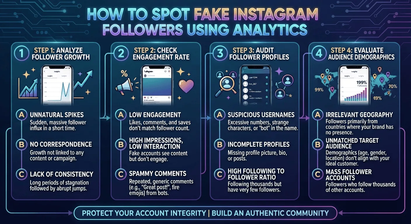 How to Spot Fake Instagram Followers Using Analytics
