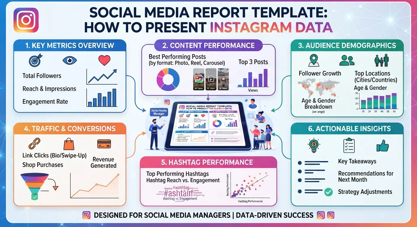 Social Media Report Template: How to Present Instagram Data