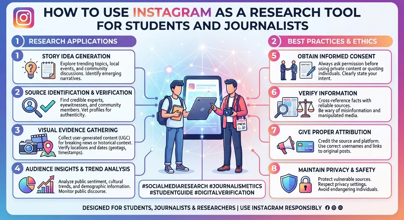 How to Use Instagram as a Research Tool for Students and Journalists