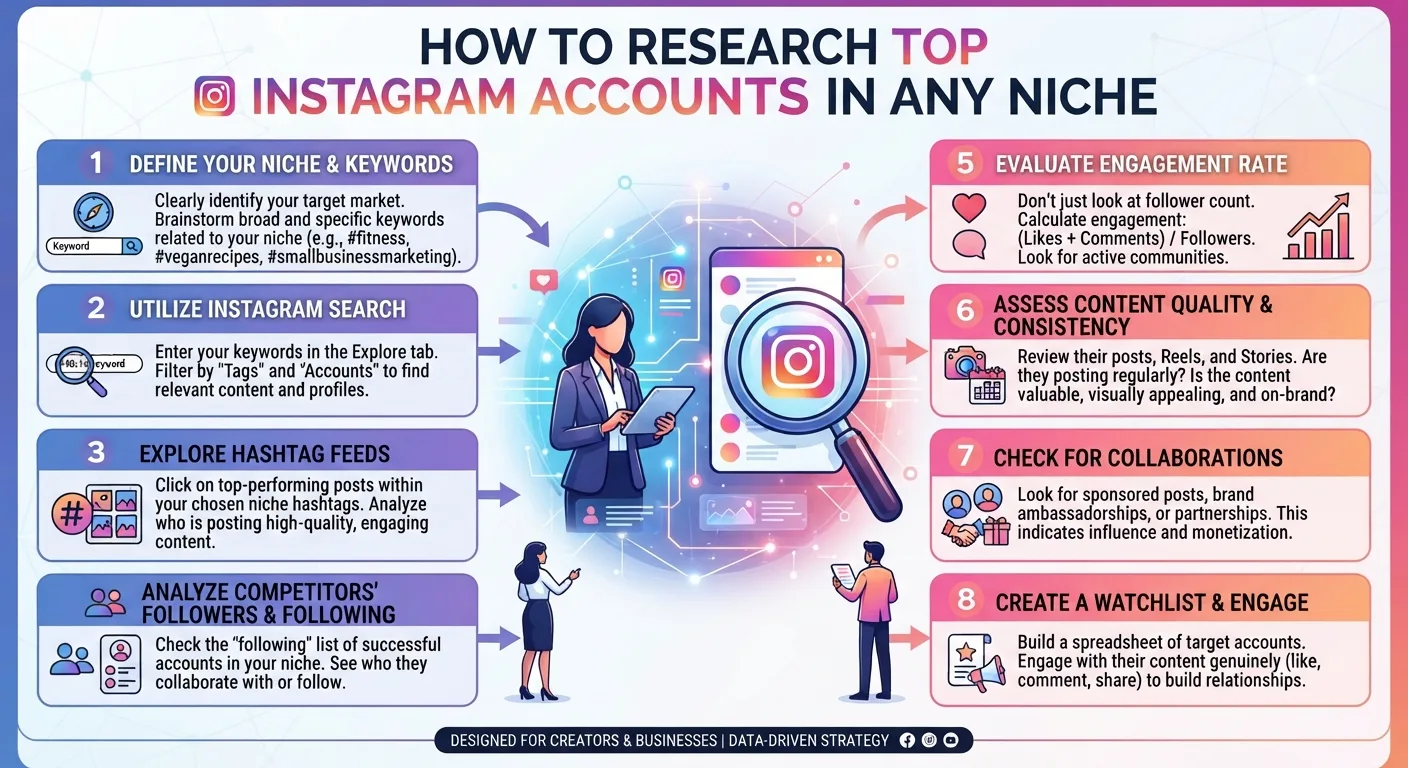 How to Research Top Instagram Accounts in Any Niche
